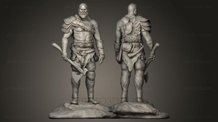 Figurines heroes, monsters and demons (STKM_0048) 3D model for CNC machine